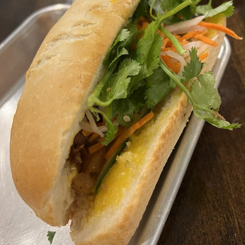 Ineffable Ca Phe - Banh MI Thit Kho (Braised Pork Belly Sandwich) - Vietnamese Near Me - Pittsburgh, Pennsylvania
