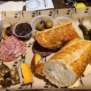Guinness Open Gate Brewery - Charcuterie board. All types of cheeses and meats - Breweries Near Me - Halethorpe, Maryland