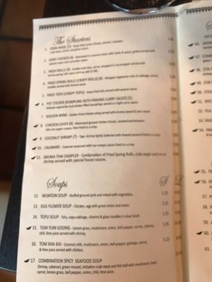 Menu photo 5 Aroma Thai Imperial Beach, CA