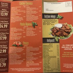 Original Italian Pizza - Menu 12/17