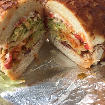 The Baker's Mark - Turkey BLT with Dutch Crunch innards shot - Sandwiches Near Me - Portland, Oregon The Baker's Mark - Turkey BLT with Dutch Crunch innards shot - Sandwiches Near Me - Portland, Oregon