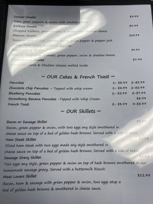 Menu photo 2 Our Place Cafe Minocqua, WI