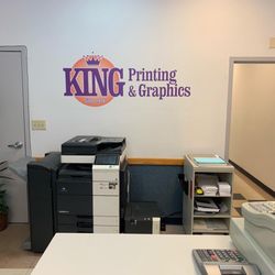 King Printing & Graphics - The King lobby.