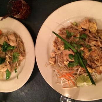 A Little Thai Kitchen - Chicken Padwnsen and pad Thai chicken, absolutely amazing!!! - Thai Near Me - Cherry Hill, New Jersey