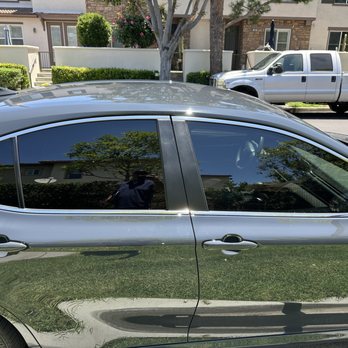 Top Tint Shop - 5% ceramic tint in rear and 15% front - Car Window Tinting Near Me - Santa Ana, California Top Tint Shop - 5% ceramic tint in rear and 15% front - Car Window Tinting Near Me - Santa Ana, California