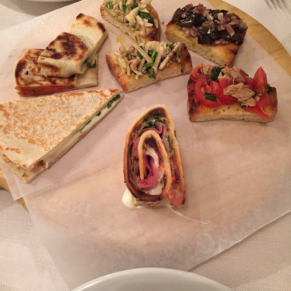 Osteria de Borg - Appetizers - were good but a lot of bread! - Pizza Near Me - Rimini, RN