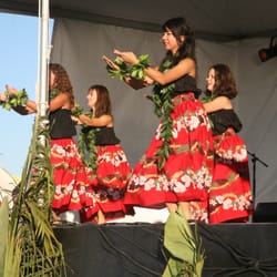 Our girls performing their hula!