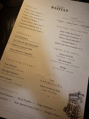 Menu photo 2 Asador Bastian Chicago, IL