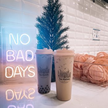 Tea Maison - Taro (left) Hokkaido (right) with oat milk. - Juice Bars & Smoothies Near Me - Las Vegas, Nevada