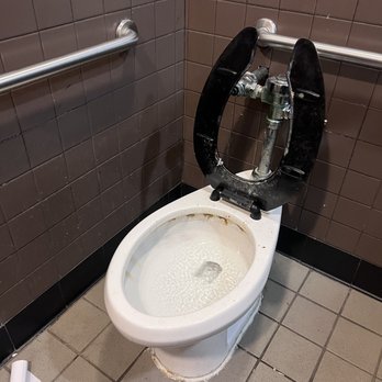Logan's Roadhouse - The Men's restroom! Yuck - Steakhouses Near Me - Burleson, Texas