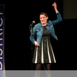 Story District - Amy Vance tells a true story about getting stuck under a horse at a birthday party