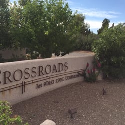 Crossroads Adult Care Home - Sign at entrance.