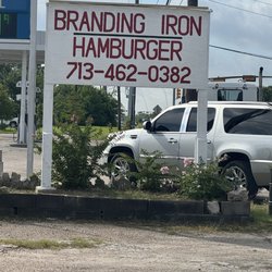 Branding Iron Barbeque Hamburger