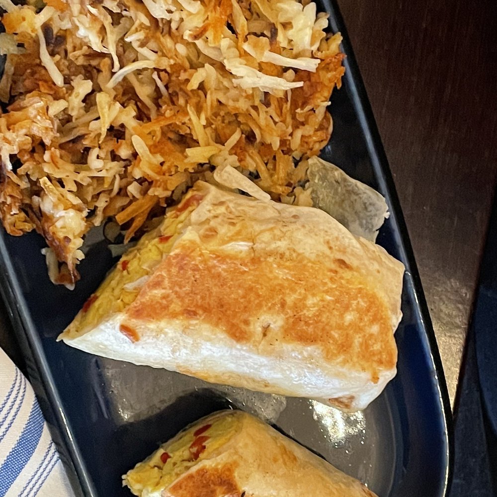 Hudson Social CT - a plate of food including a burrito, hash browns, and a side dish - Breakfast & Brunch Near Me - Stamford, Connecticut Hudson Social CT - a plate of food including a burrito, hash browns, and a side dish - Breakfast & Brunch Near Me - Stamford, Connecticut