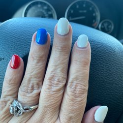 Avalon Nails - Almond shaped nails.