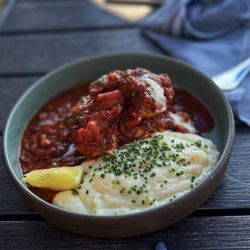Bleu Restaurant & Lounge - Shrimp and Grits
