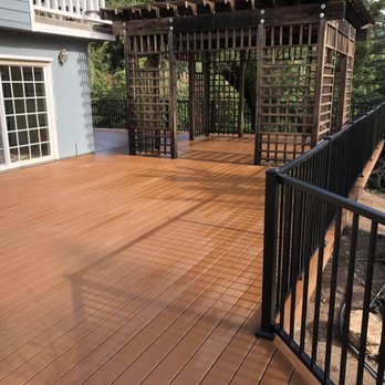 Mike Schmidlin General Contractor - Deck built by Mike Schmidlin and team in the Santa Cruz mountains - General Contractors Near Me - Los Gatos, California