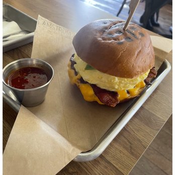 Amstrdm Coffee House - Breakfast Sando with Hot Sauce - Coffee & Tea Near Me - Paso Robles, California Amstrdm Coffee House - Breakfast Sando with Hot Sauce - Coffee & Tea Near Me - Paso Robles, California
