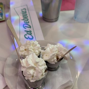 Ed Debevic's - 3 tiniest sundaes in the world! - Breakfast & Brunch Near Me - Chicago, Illinois Ed Debevic's - 3 tiniest sundaes in the world! - Breakfast & Brunch Near Me - Chicago, Illinois