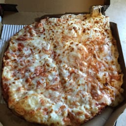 a cheese pizza in a box a cheese pizza in a box