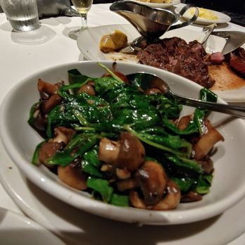 Morton's The Steakhouse - Spinach and mushrooms - Steakhouses Near Me - Honolulu, Hawaii Morton's The Steakhouse - Spinach and mushrooms - Steakhouses Near Me - Honolulu, Hawaii