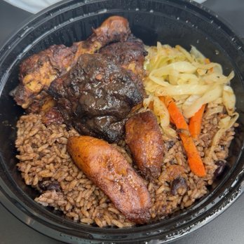 Tony's Jamaican Food - Jerk Chicken Meal - Caribbean Near Me - Austin, Texas