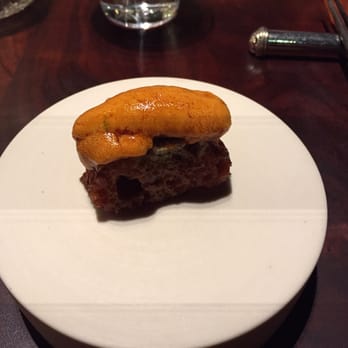 Saison - Sea urchin on liquid toast - New American Near Me - San Francisco, California Saison - Sea urchin on liquid toast - New American Near Me - San Francisco, California