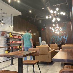 The seating area was very nice