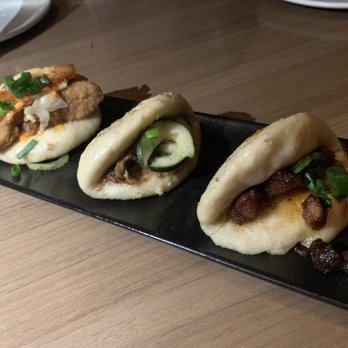 Linger - 5 Spice Pork Belly Bao Bun And Korean Fried Chicken Bao Bun - Asian Fusion Near Me - Denver, Colorado
