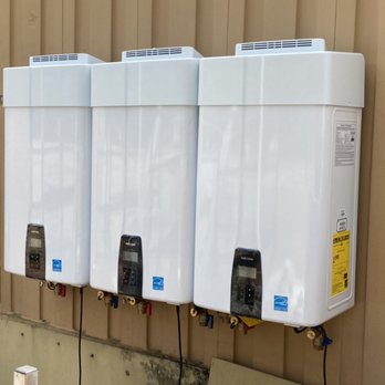 Plumbwell - Installed 3 tankless water heaters for restaurant - Plumbing Near Me