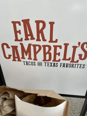 Earl Campbell's Tacos by null