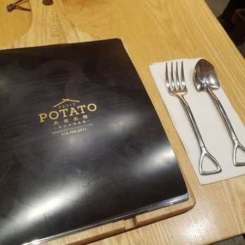 Petit Potato - The menu and unique utensils! - Taiwanese Near Me - Toronto, Ontario Petit Potato - The menu and unique utensils! - Taiwanese Near Me - Toronto, Ontario