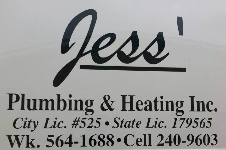 Slide of Jess' Plumbing & Heating