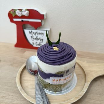 Maprang Bakery & Cafe - Ube cake - Desserts Near Me - Somerville, Massachusetts