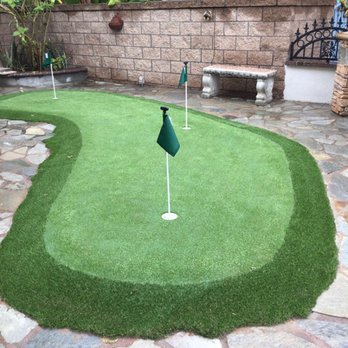 Smart Turf - It used to be a pond and I had them put a putting green to cover it. - Artificial Turf Near Me - Santa Ana, California Smart Turf - It used to be a pond and I had them put a putting green to cover it. - Artificial Turf Near Me - Santa Ana, California