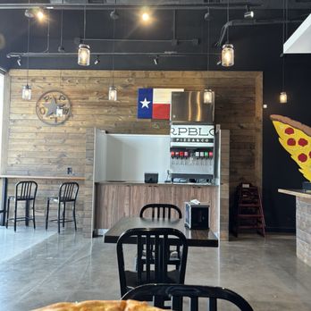 RPBLC Pizza - Neat and clean. Small but didn't have a lot of competition for a seat. - Pizza Near Me - Katy, Texas