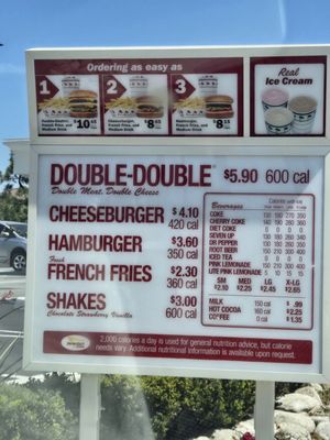 Menu photo 4 In-N-Out Burger Gardena, CA Menu photo 4 In-N-Out Burger Gardena, CA