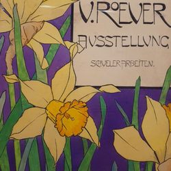 Kunsthaus Stade - Minna Schwerdtfeger - Ausstellungsplakat 1896
