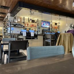 the interior of a restaurant