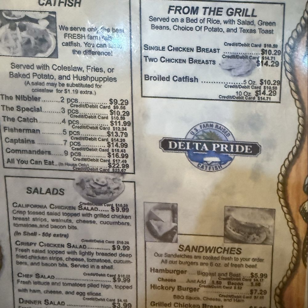 Catfish Dock - Menu - Seafood Near Me - Powderly, Kentucky