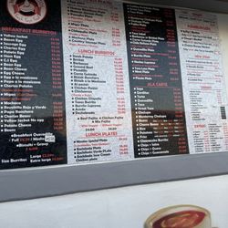 Montes Breakfast Burritos - Menu