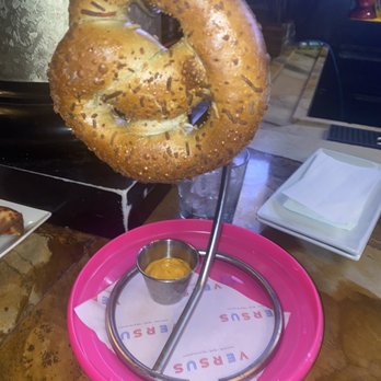 VERSUS - Pretzel with cheese sauce - Arcades Near Me - Boston, Massachusetts