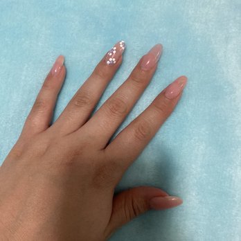 Pink Polish Nail Lounge - Cute flower accent finger. - Nail Salons Near Me - Pomona, California Pink Polish Nail Lounge - Cute flower accent finger. - Nail Salons Near Me - Pomona, California