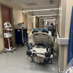St Mary's Medical Center - No one in the rooms yet still sitting in the middle of a hallway