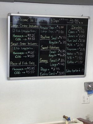 Menu photo 2 Don's Fish & Chips Brockville, ON