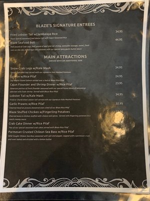 Menu photo 6 Blaze Steak & Seafood Atlanta, GA