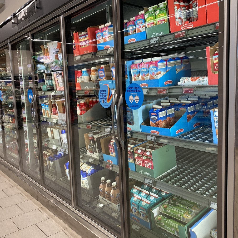 ALDI - a refrigerated refrigerator in a grocery store - Grocery Near Me - Mesa, Arizona