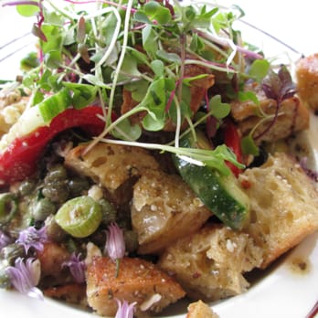 Fresh & Co - Panzenella Bread Salad - New American Near Me - Camden, Maine Fresh & Co - Panzenella Bread Salad - New American Near Me - Camden, Maine