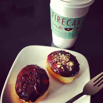 Firecakes Donuts - Chocolate valrhona espresso cream and peanut butter cup! - Bakeries Near Me - Chicago, Illinois Firecakes Donuts - Chocolate valrhona espresso cream and peanut butter cup! - Bakeries Near Me - Chicago, Illinois