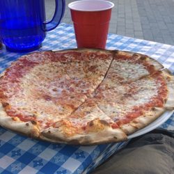 La Piazza Del Villagio - The "Margherita Pizza" and Red Solo Cup. Just like college.